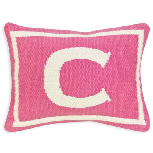 Jonathan Adler Junior Letter C Pillow in Pink - 23568