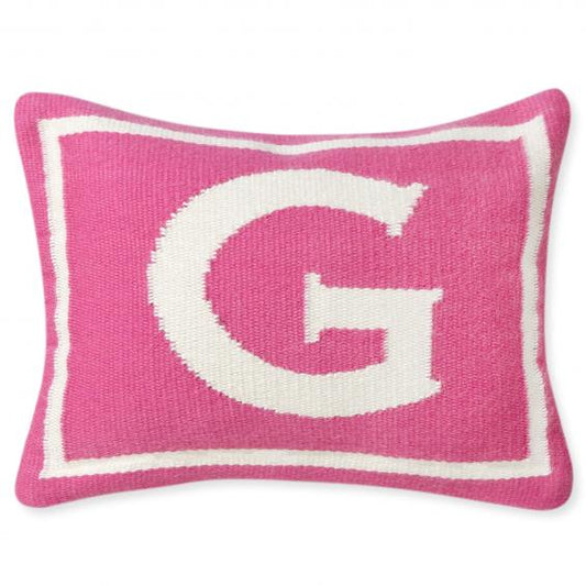 Jonathan Adler Junior Letter G Pillow in Pink - 23572