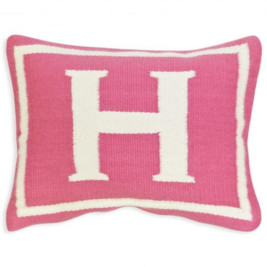 Jonathan Adler Junior Letter H Pillow in Pink - 23573