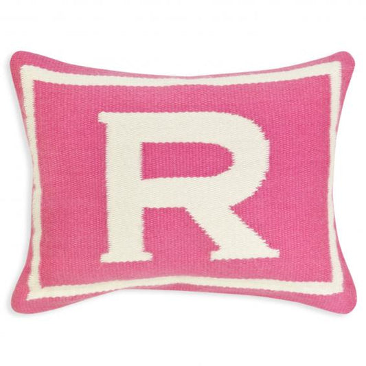 Jonathan Adler Junior Letter R Pillow in Pink - 23583