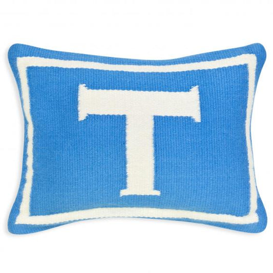 Jonathan Adler Junior Letter T Pillow in Blue - 23490
