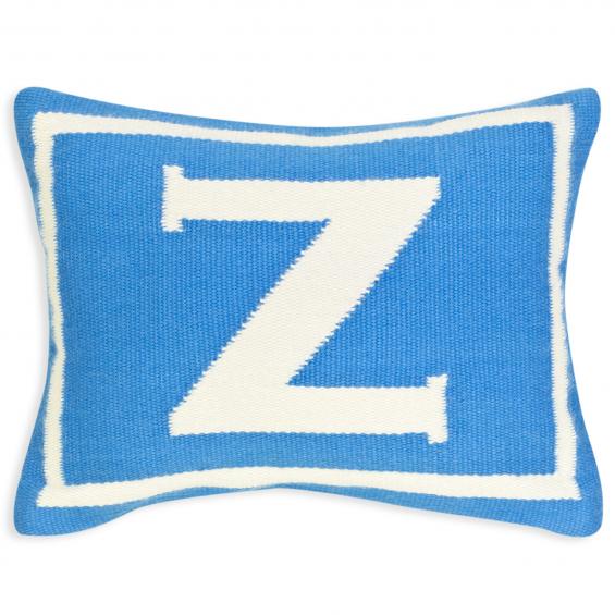 Jonathan Adler Junior Letter Z Pillow in Blue - 23496