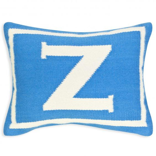 Jonathan Adler Junior Letter Z Pillow in Blue - 23496