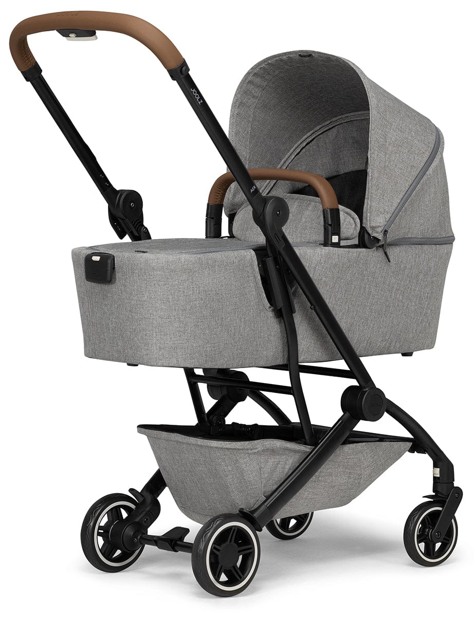 Joolz Aer+ Lightweight Compact Stroller + Bassinet Bundle - Delightful Grey - 310111-310390