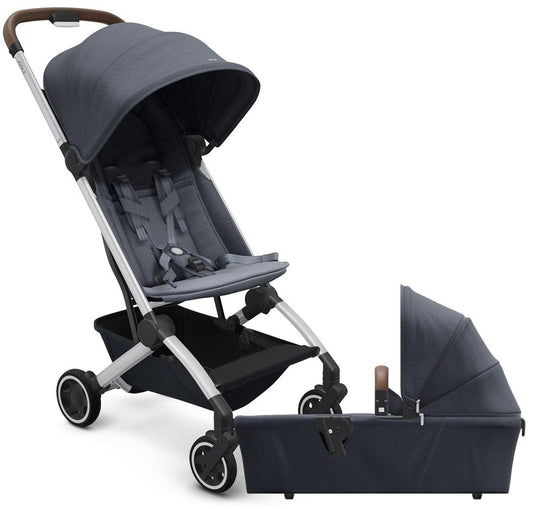 Joolz Aer Lightweight Compact Stroller + Bassinet Bundle - Elegant Blue - 440000-440001