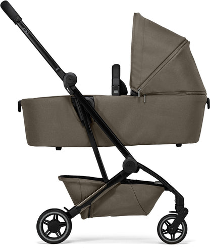 Joolz Aer+ Lightweight Compact Stroller + Bassinet Bundle - Hazel Brown - 440107-440117