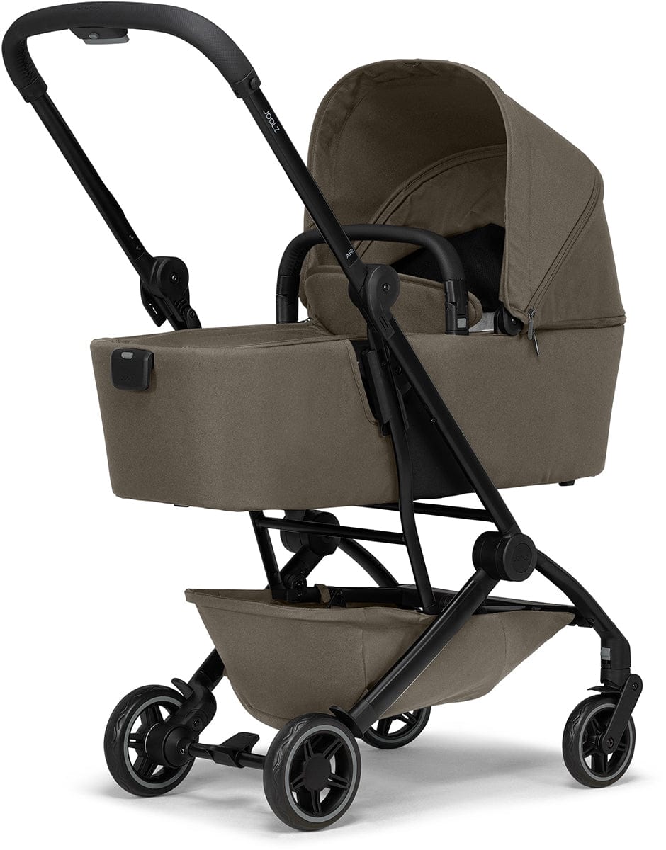 Joolz Aer+ Lightweight Compact Stroller + Bassinet Bundle - Hazel Brown - 440107-440117