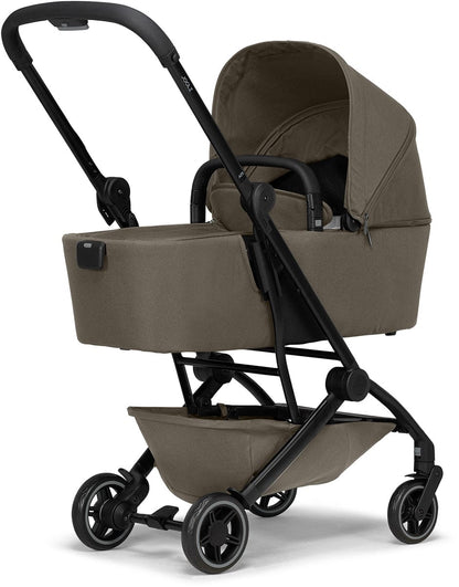 Joolz Aer+ Lightweight Compact Stroller + Bassinet Bundle - Hazel Brown - 440107-440117