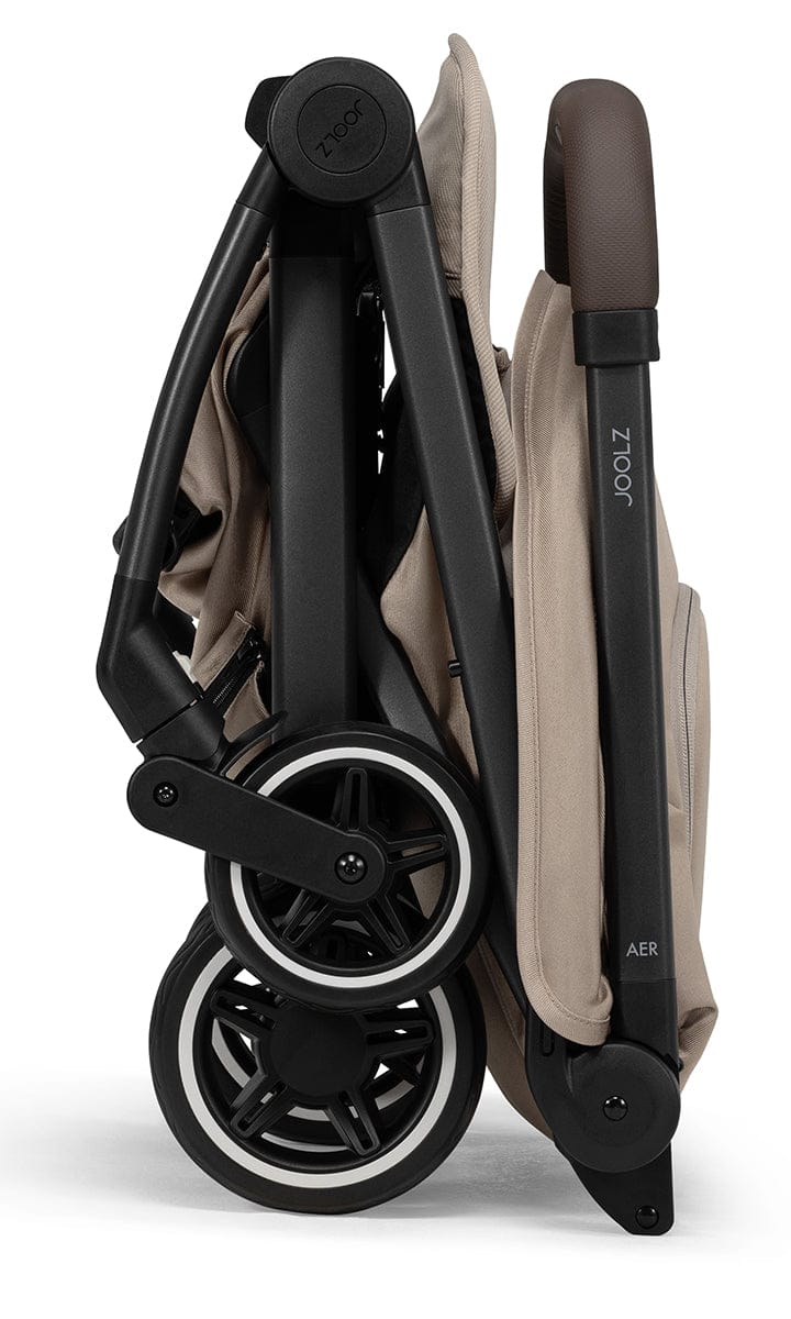 Joolz Aer+ Lightweight Compact Stroller + Bassinet Bundle - Lovely Taupe - 310113-310392