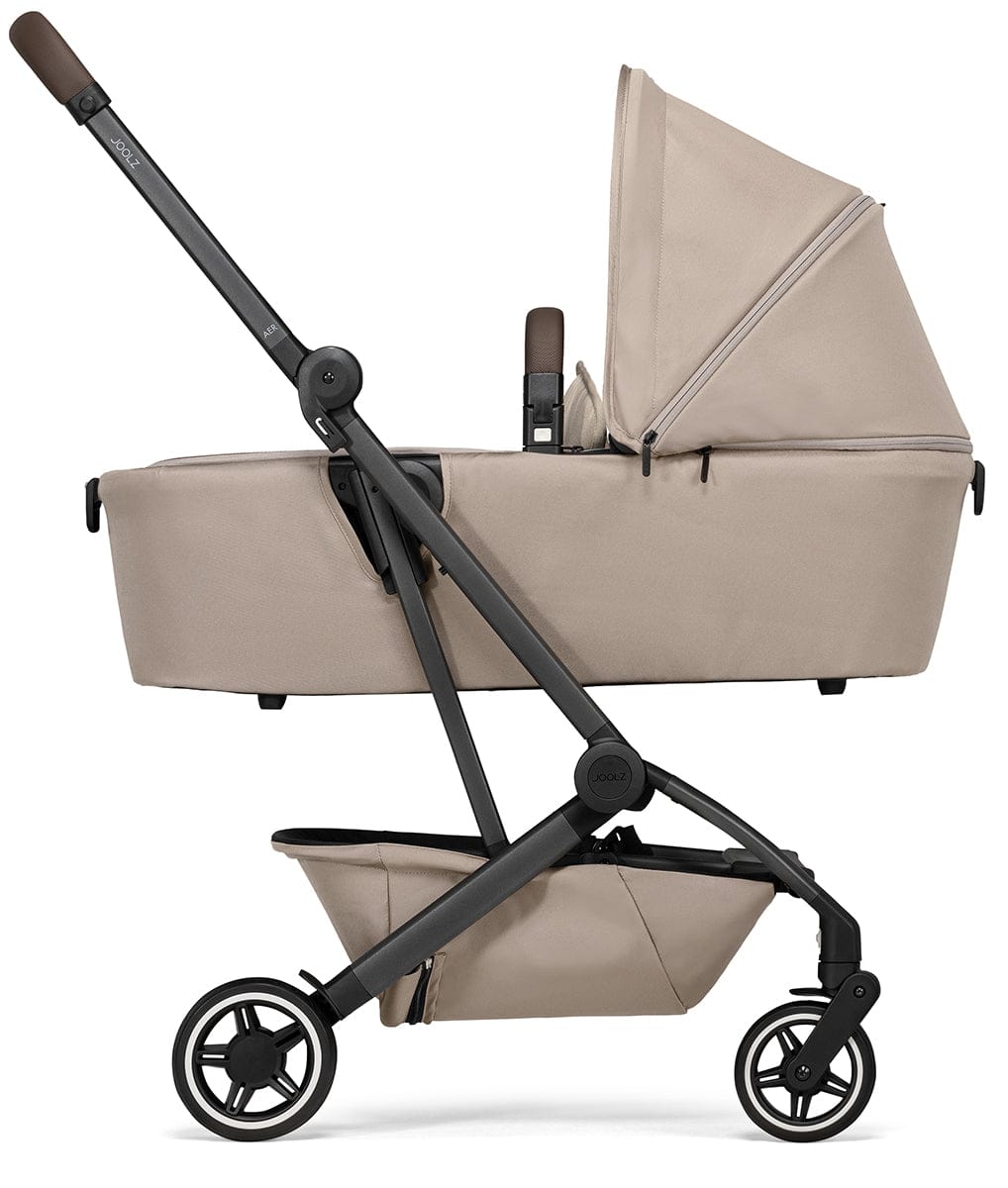 Joolz Aer+ Lightweight Compact Stroller + Bassinet Bundle - Lovely Taupe - 310113-310392