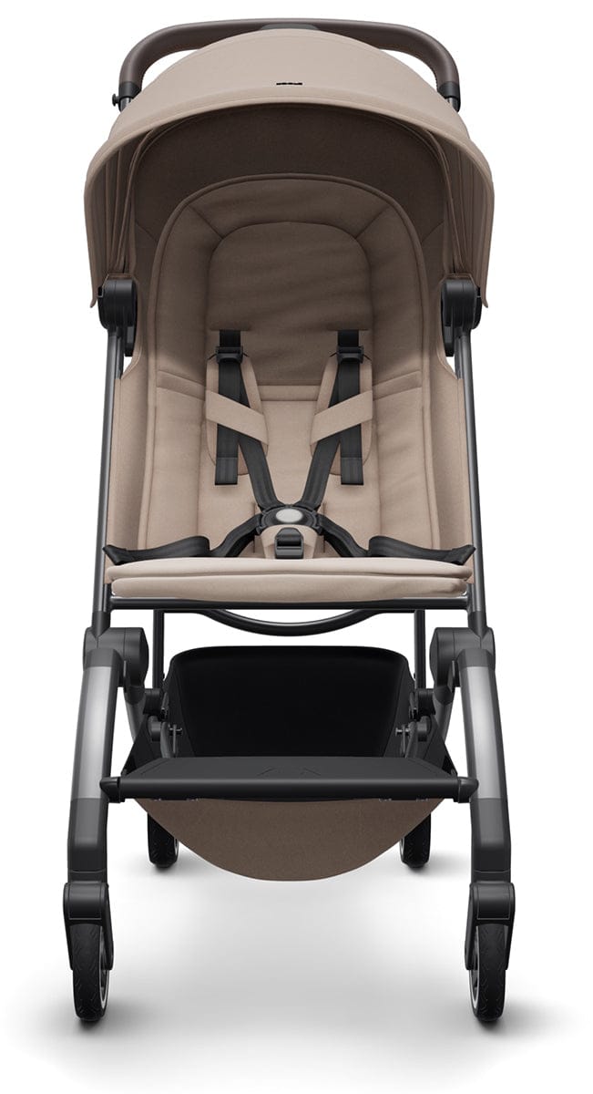 Joolz Aer Lightweight Compact Stroller + Bassinet Bundle - Lovely Taupe - 440050-440051
