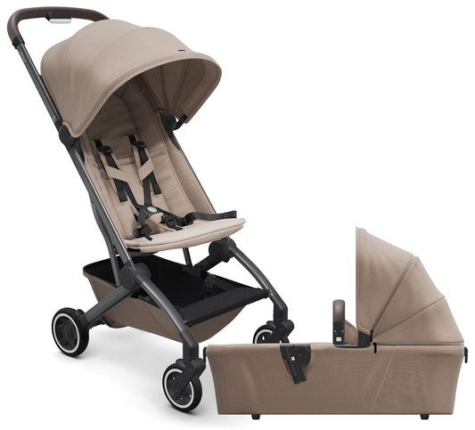 Joolz Aer Lightweight Compact Stroller + Bassinet Bundle - Lovely Taupe - 440050-440051