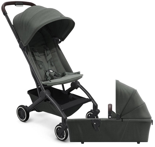 Joolz Aer Lightweight Compact Stroller + Bassinet Bundle - Mighty Green - 440020-440021