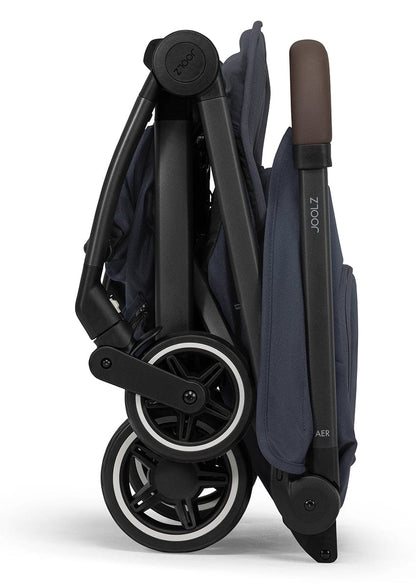 Joolz Aer+ Lightweight Compact Stroller + Bassinet Bundle - Navy Blue - 310117-310395
