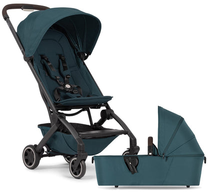 Joolz Aer Lightweight Compact Stroller + Bassinet Bundle - Ocean Blue - 440005-440006