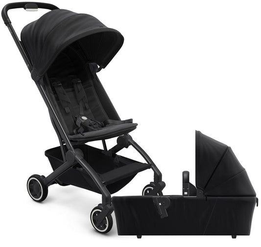 Joolz Aer Lightweight Compact Stroller + Bassinet Bundle - Refined Black - 440030-440031