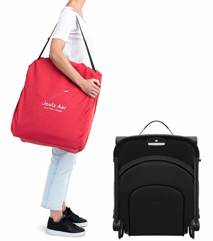 Joolz Aer Lightweight Compact Stroller + Bassinet Bundle - Elegant Blue - 440000-440001