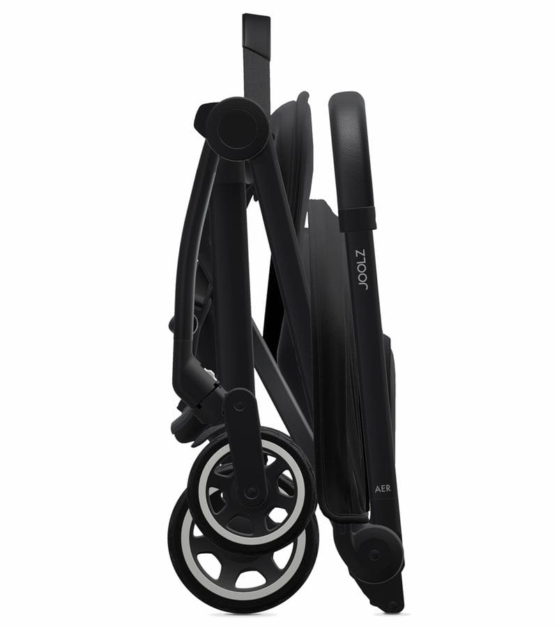 Joolz Aer Lightweight Compact Stroller + Bassinet Bundle - Refined Black - 440030-440031