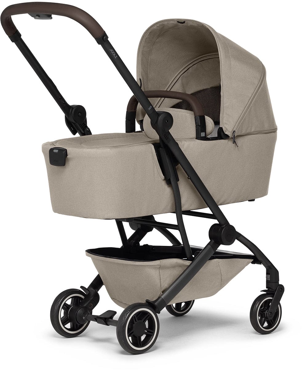 Joolz Aer+ Lightweight Compact Stroller + Bassinet Bundle - Sandy Taupe - 440105-440115