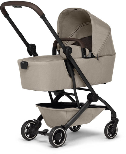 Joolz Aer+ Lightweight Compact Stroller + Bassinet Bundle - Sandy Taupe - 440105-440115