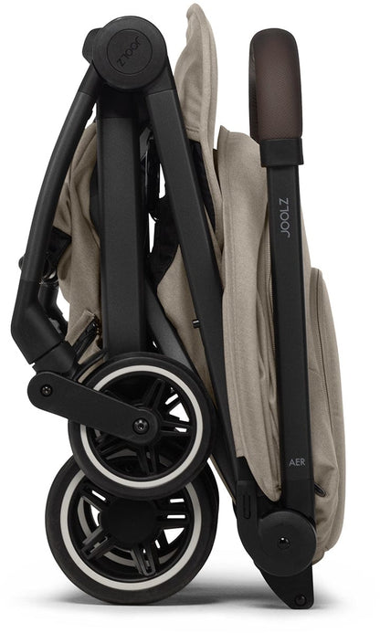 Joolz Aer+ Lightweight Compact Stroller + Bassinet Bundle - Sandy Taupe - 440105-440115