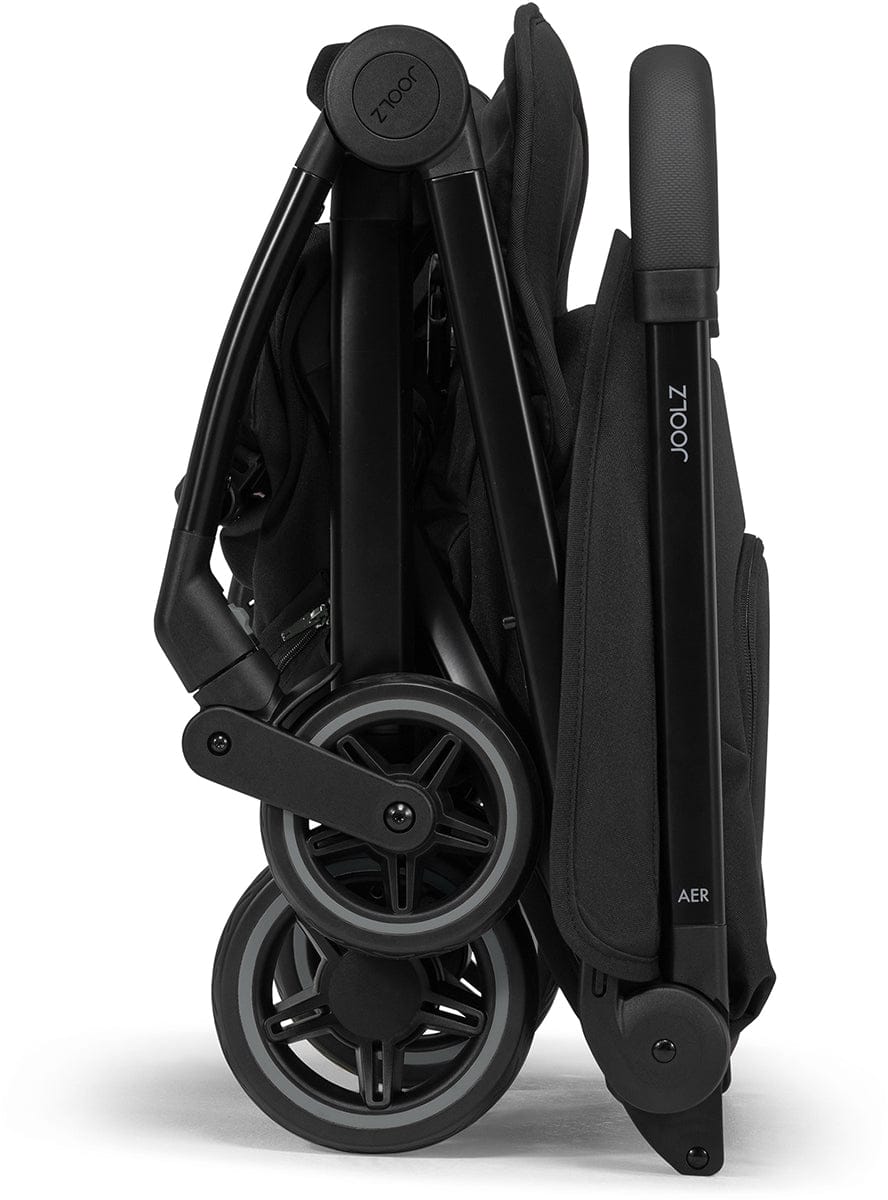 Joolz Aer+ Lightweight Compact Stroller + Bassinet Bundle - Space Black - 440102-440112