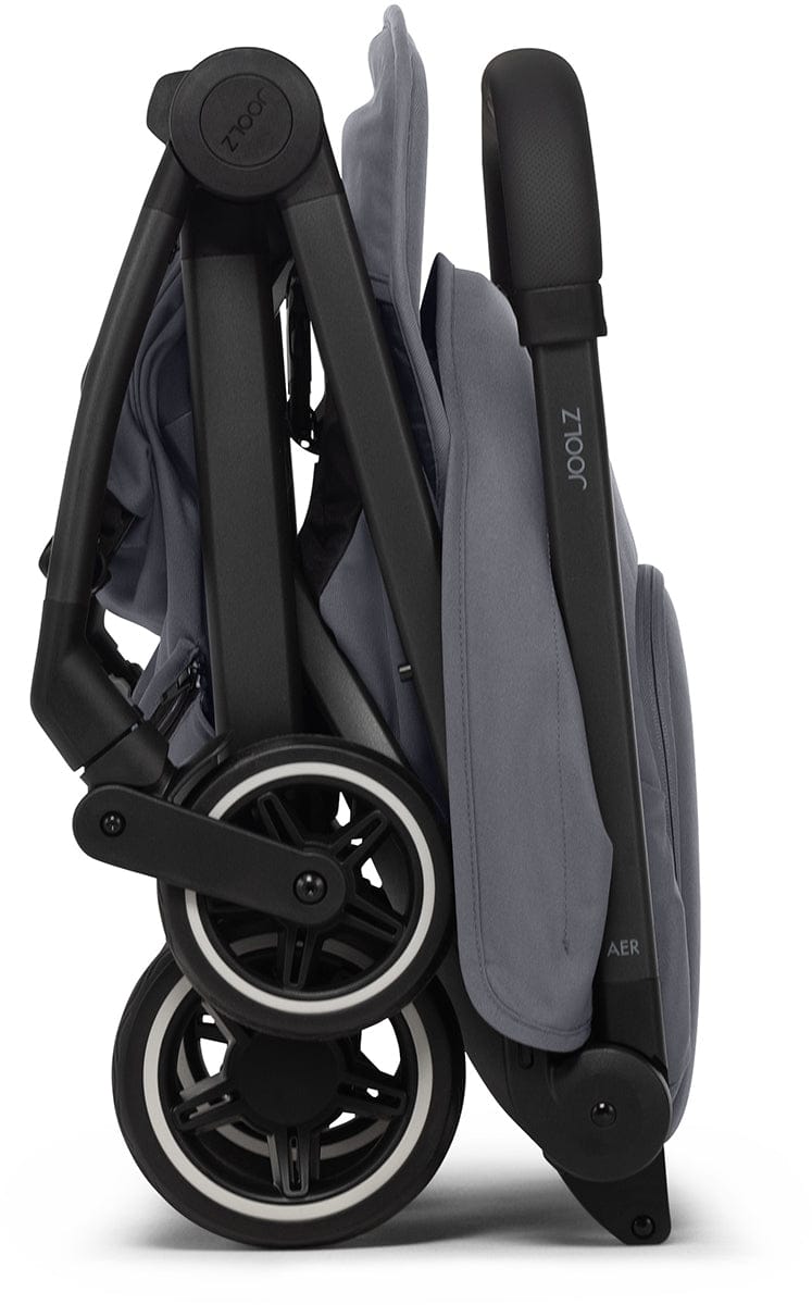 Joolz Aer+ Lightweight Compact Stroller + Bassinet Bundle - Stone Grey - 440103-440113