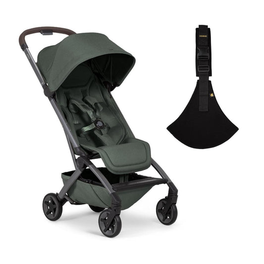 Joolz Aer2 Lightweight Compact Stroller + Wildride Carrier Bundle - Forest Green - 440231