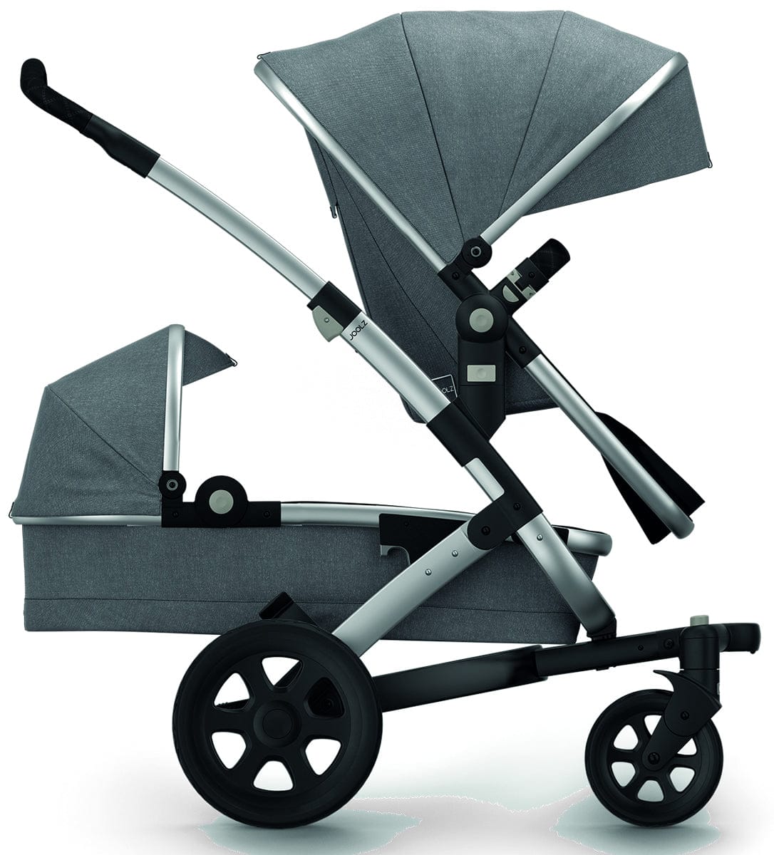 Joolz Geo 2 Studio Duo Double Stroller - Graphite - BNDL-421006