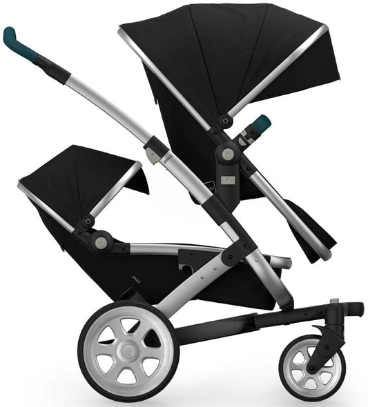Joolz Geo 2 Tailor Twin Stroller - Silver/Black/Silver/Deep Lake Blue - TG0093-DBL