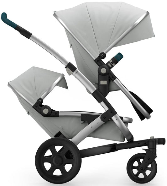 Joolz Geo 2 Tailor Twin Stroller - Silver/Silver/Black/Deep Lake Blue - TG0193-DBL