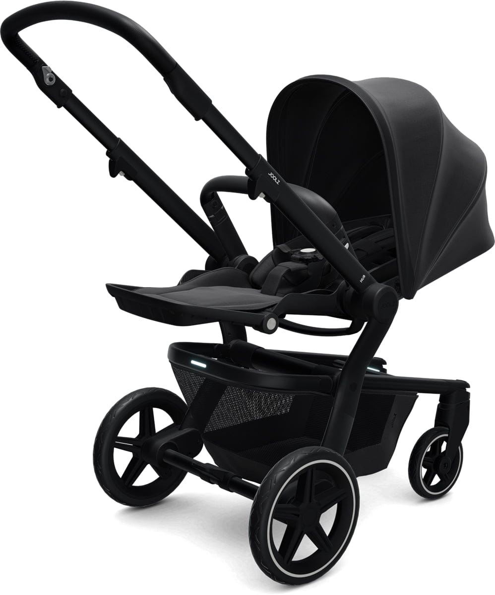 Joolz Hub+ Stroller & Bassinet Bundle - Brilliant Black - 430260-430161