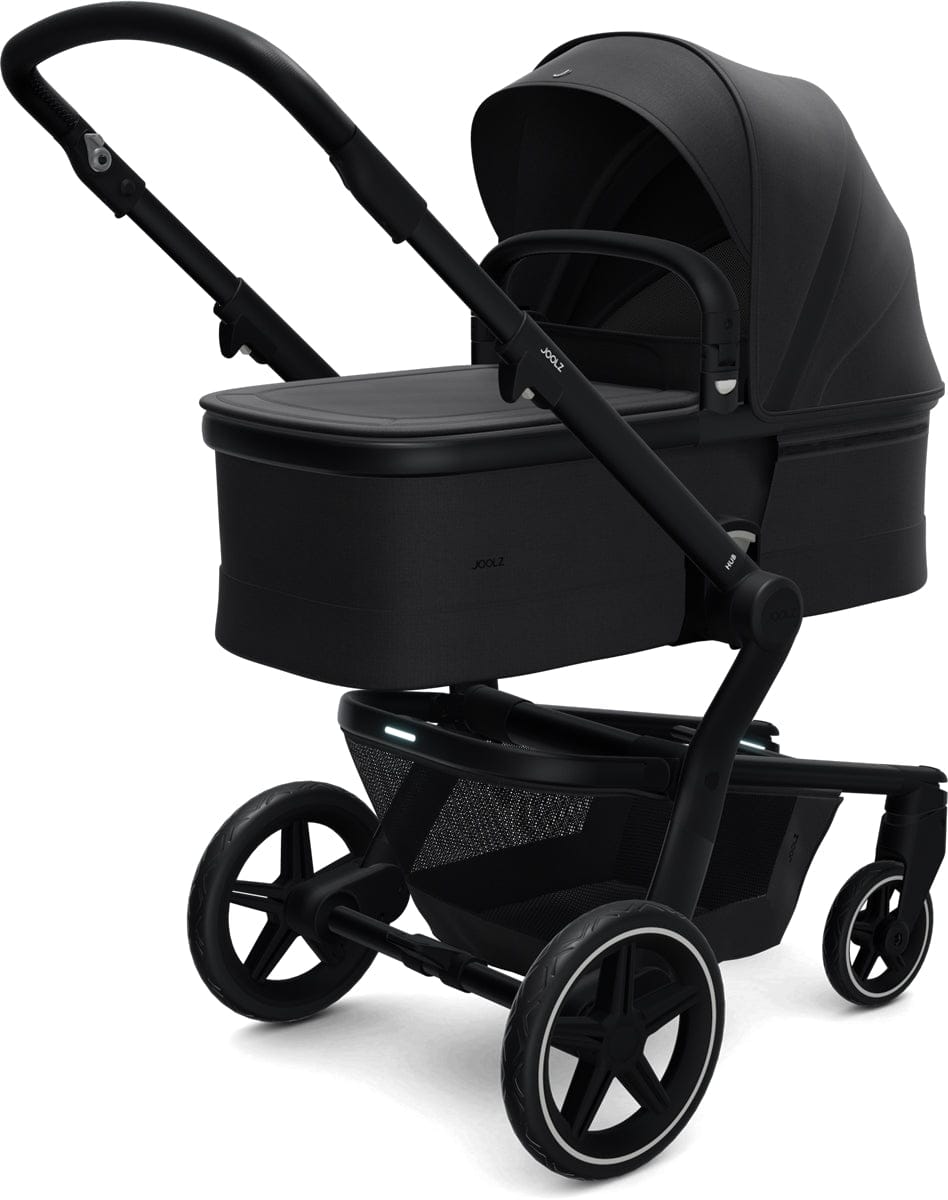 Joolz Hub+ Stroller & Bassinet Bundle - Brilliant Black - 430260-430161