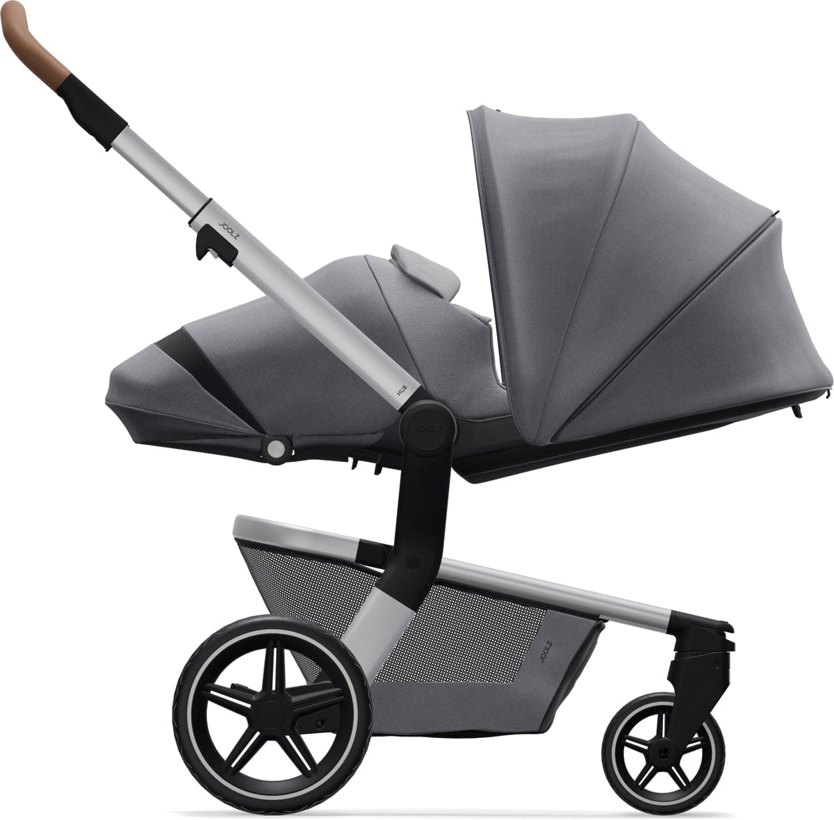 Joolz Hub+ Stroller & Bassinet Bundle - Gorgeous Grey - 430210-430211
