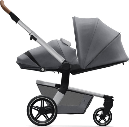 Joolz Hub+ Stroller & Bassinet Bundle - Gorgeous Grey - 430210-430211