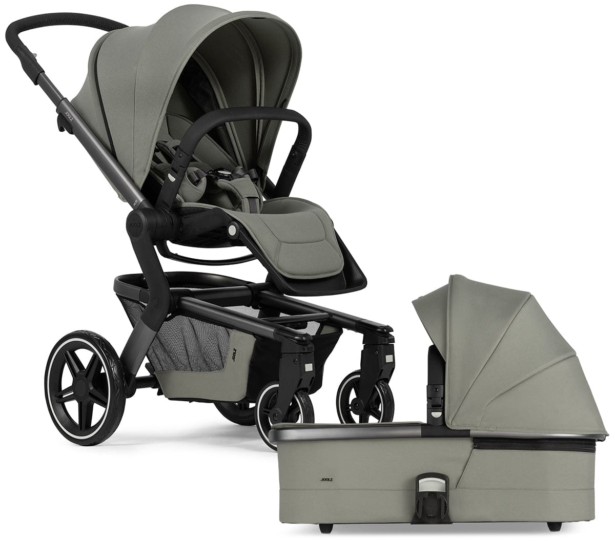 Joolz Hub+ Stroller & Bassinet Bundle - Sage Green - 430225-430226