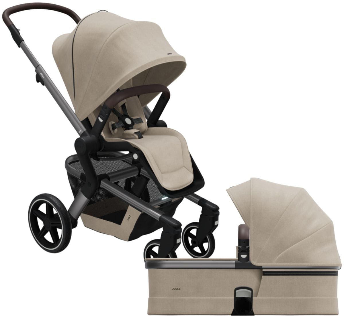 Joolz Hub+ Stroller & Bassinet Bundle - Timeless Taupe