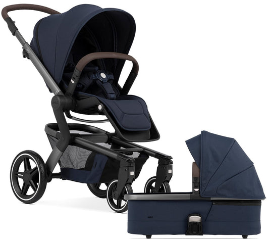 Joolz Hub+ Stroller & Bassinet Bundle - Navy Blue - 430205-430206