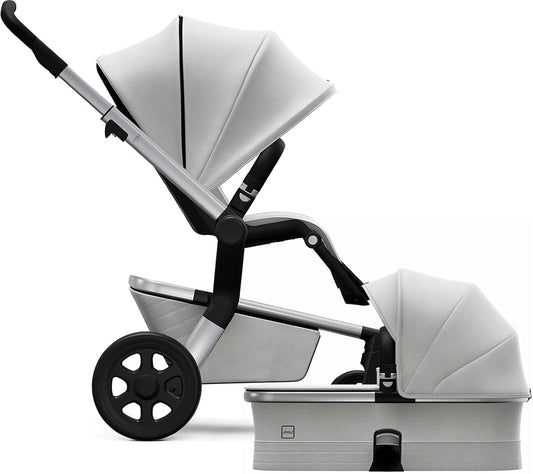 Joolz Hub Stroller & Bassinet - Stunning Silver - 430140-430141