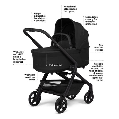 Joolz Hub² Lightweight Stroller with Carry Cot Forest Green