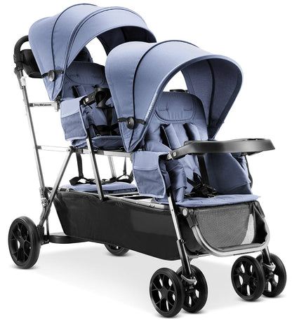 Joovy Big Caboose Triple Stroller - Slate - 3309-J