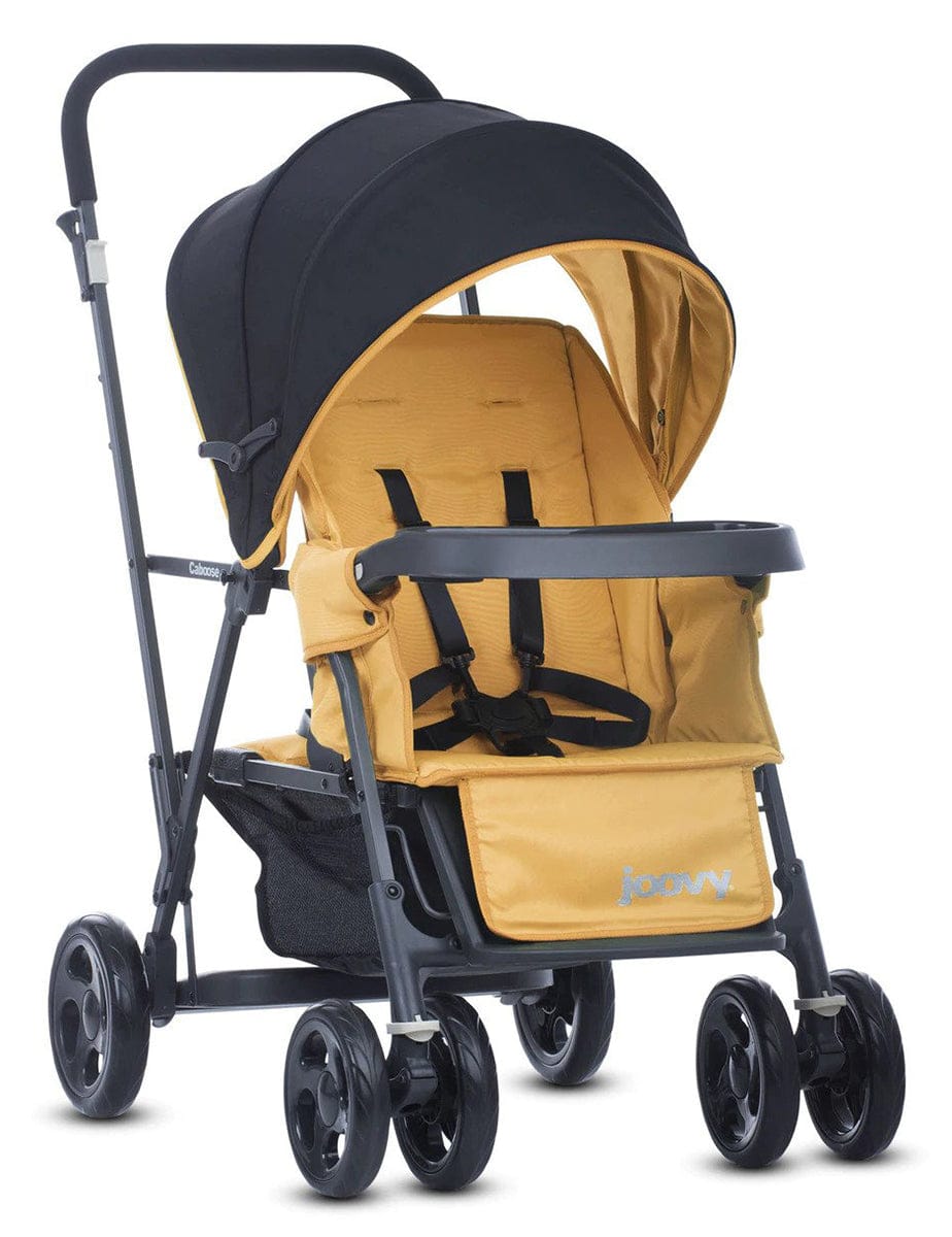 Joovy Caboose Sit And Stand Tandem Double Stroller - Graphite / Amber - 8144-J
