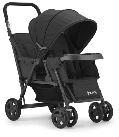 Joovy Caboose Too Sit And Stand Tandem Double Stroller - Graphite / Black - 8167-J