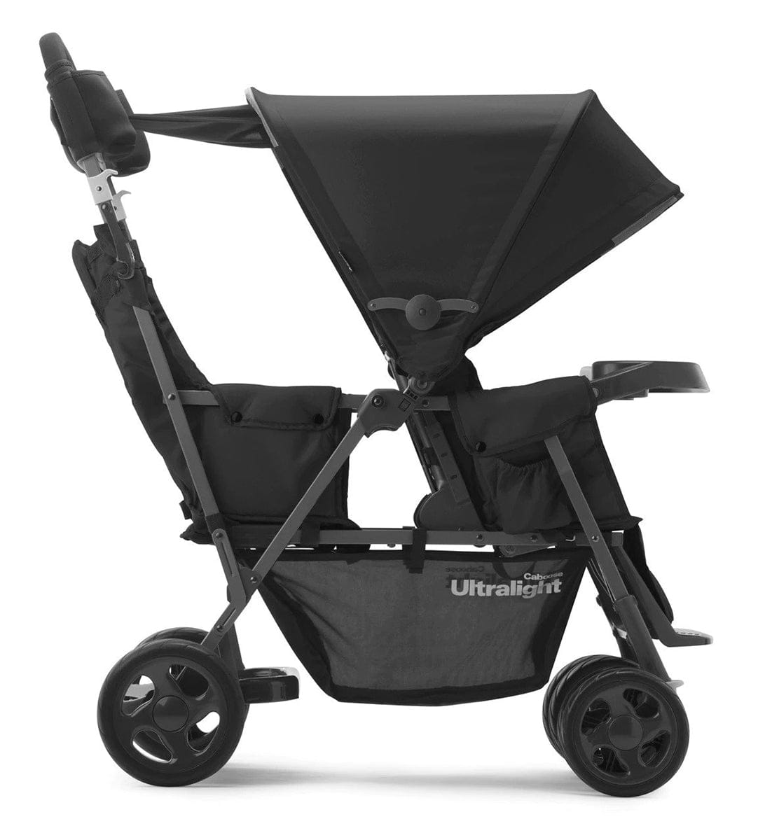 Joovy Caboose Too Ultralight Sit And Stand Tandem Double Stroller - Graphite / Black - 8177-J