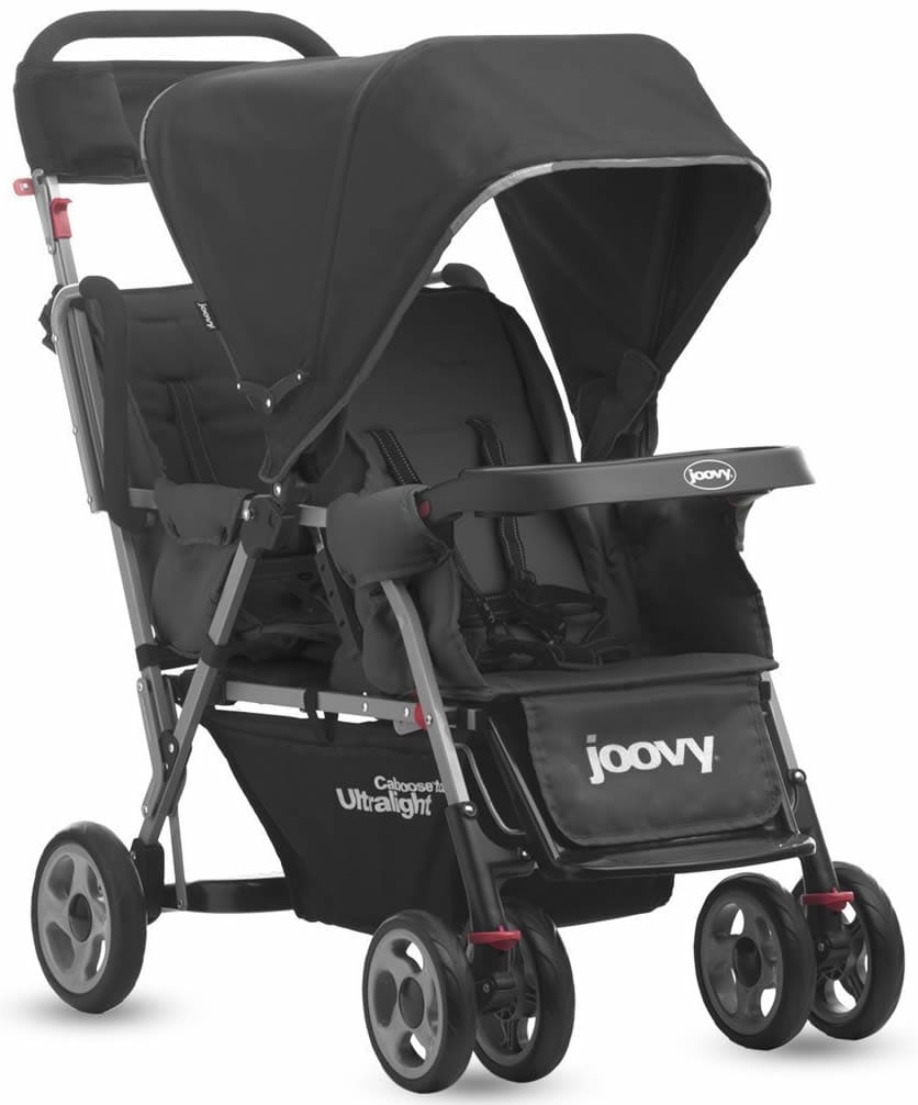 Joovy Caboose Too Ultralight Stand-On Tandem Stroller in Black - 877
