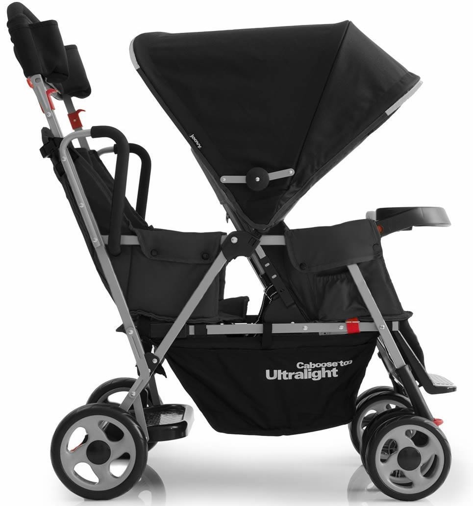 Joovy Caboose Too Ultralight Stand-On Tandem Stroller in Black - 877