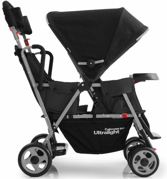 Joovy Caboose Too Ultralight Stand-On Tandem Stroller in Black - 877