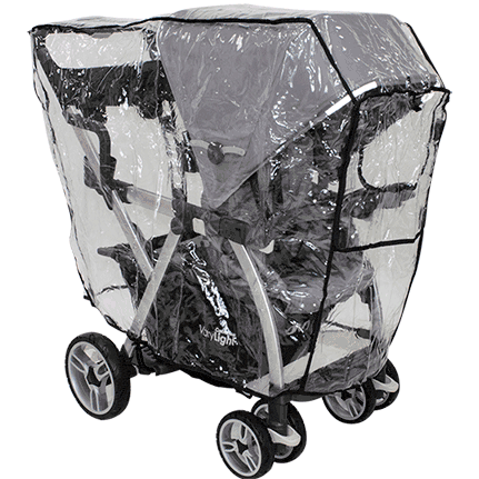 Joovy Caboose VaryLight Rain Cover, Black