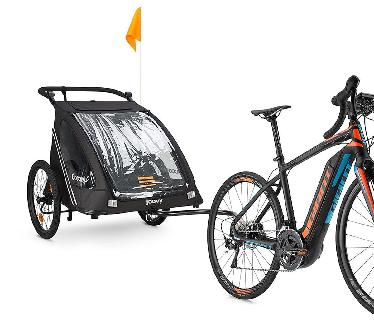 Joovy CocoonX2 Double Stroller And Bike Trailer - Black - 5017-J