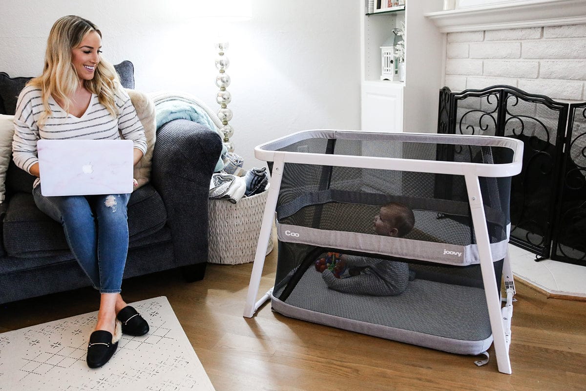 Joovy Coo Portable Bassinet - Gray - 7069-J
